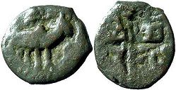 Vijayamagha, Copper unit, c. 215-220 AC ?