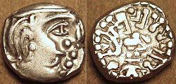 Krishnaraja silver rupaka or drachm