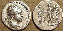 Euthydemus II, Silver obol, 185-180 BC