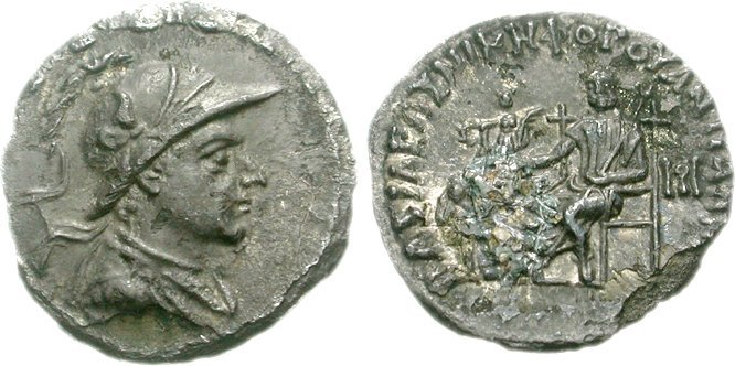 Antialcidas, Silver drachm