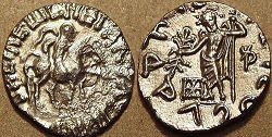 Spalirises and Azes, Silver drachm
