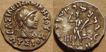 Lysias, Silver drachm